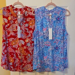 Bundle Of 2 Dear Scarlett Sleeveless Tops